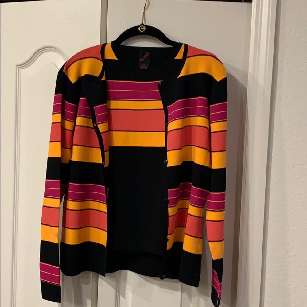 Cardigan Top Set